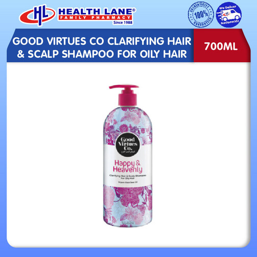 GOOD VIRTUES CO CLARIFYING RAMBUT & KULIT KEPALA SYAMPU FOR MINYAKY RAMBUT (700ML)